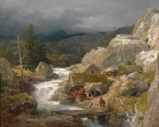 Malom a hegyi pataknál (1861)